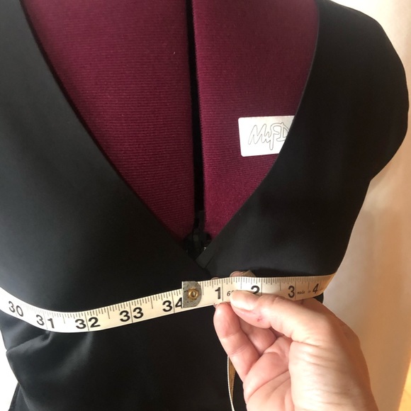 J Crew Special Occassion Black Satin Dress Sz 6P - Picture 8 of 8